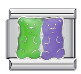 Charm Panditas Acero Inoxidable Az292