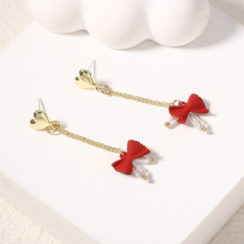 Aretes Lazo Colgante 2X4