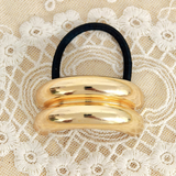 Broche Liga Cabello Hair Cuffs Dorado  2BB3