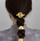 Broche Liga Cabello Hair Cuffs Dorado 2AA1