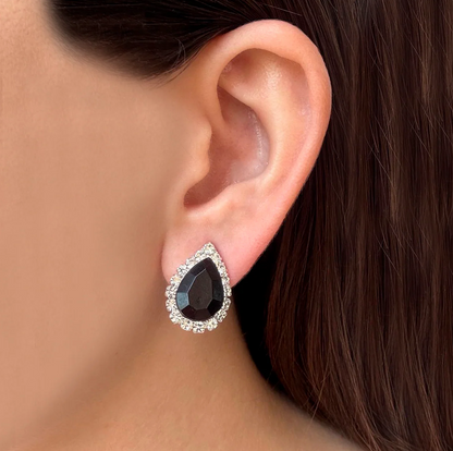 Aretes Zirconia Brillante Chapa de Oro