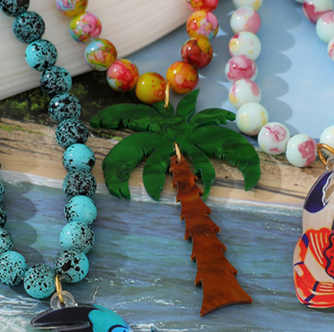 Collar Bolas de Cristal Palmera 1L8