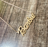 Collar Oro Rosa  de Barbie Acero Inox  2X3