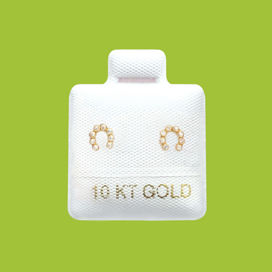 Broqueles Oro 10K Herradura