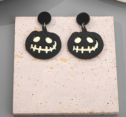 Aretes Calabaza Halloween 3K3