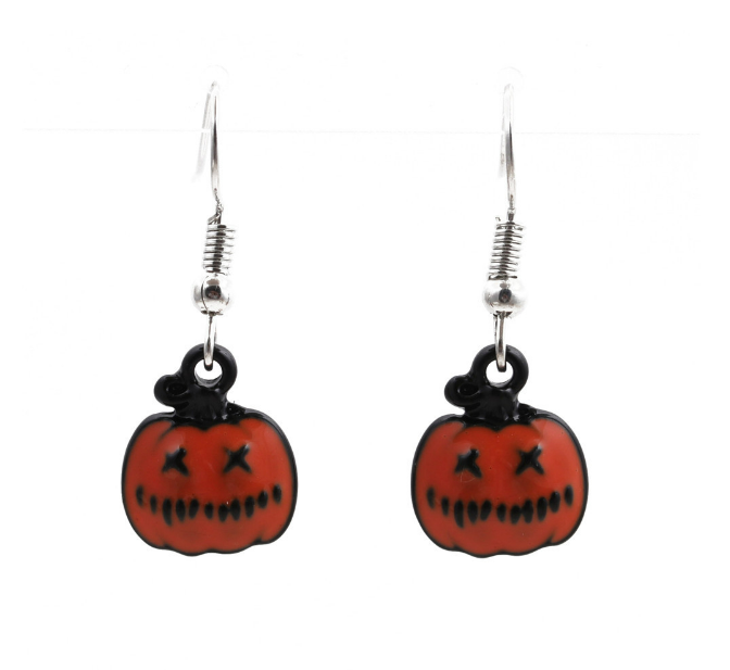 Aretes Calabaza Halloween  3L3