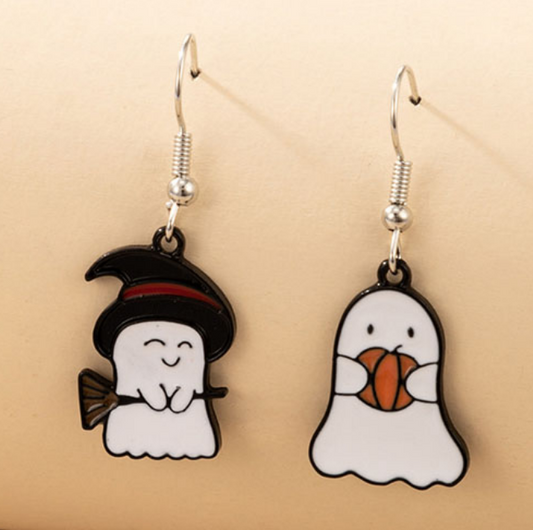 Aretes Fantasma Halloween  3i4