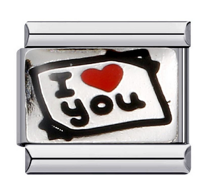 Charm I Love You Acero Inoxidable Az290