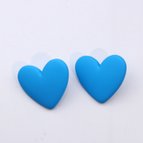 Aretes Corazon Azul   1C3