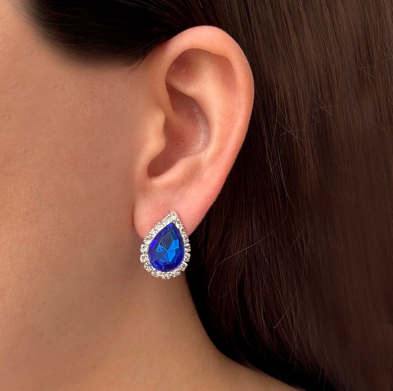Aretes Zirconia Brillante Chapa de Oro