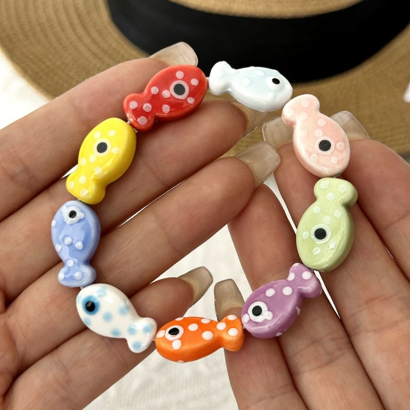 Pulsera de Peces de Cerámica 3H6