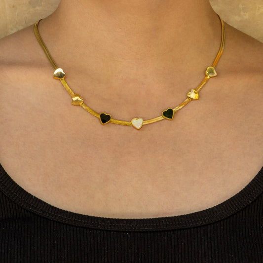 Collar Corazón Acero Inoxidable  2A8