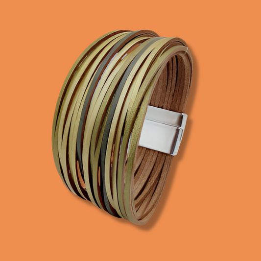Pulsera Hombre MultiCuero Magnetic 2R8