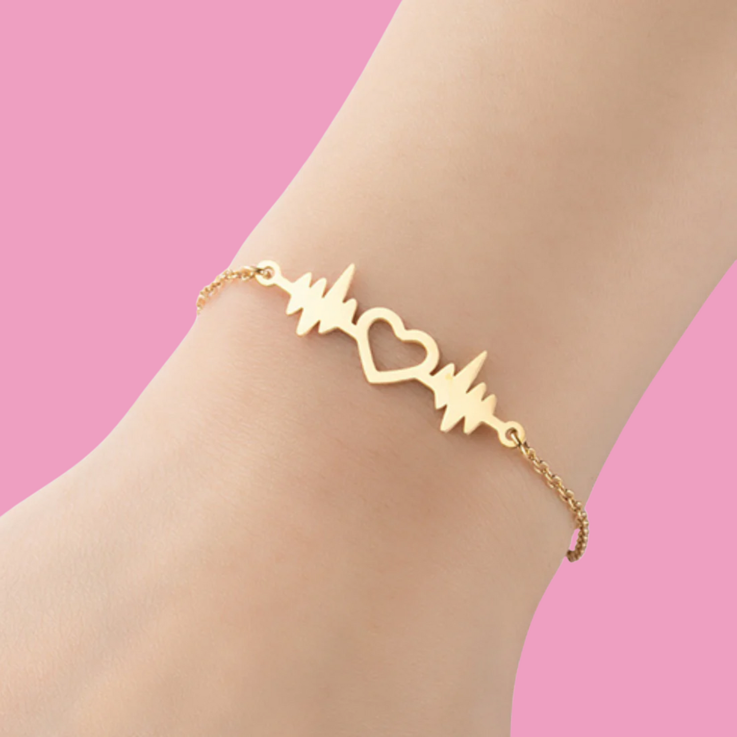 Pulsera Dorada Electro Acero Inoxidable  2j1