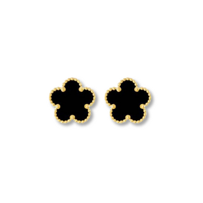 Aretes Trebol Acero Inoxidable  1Q2