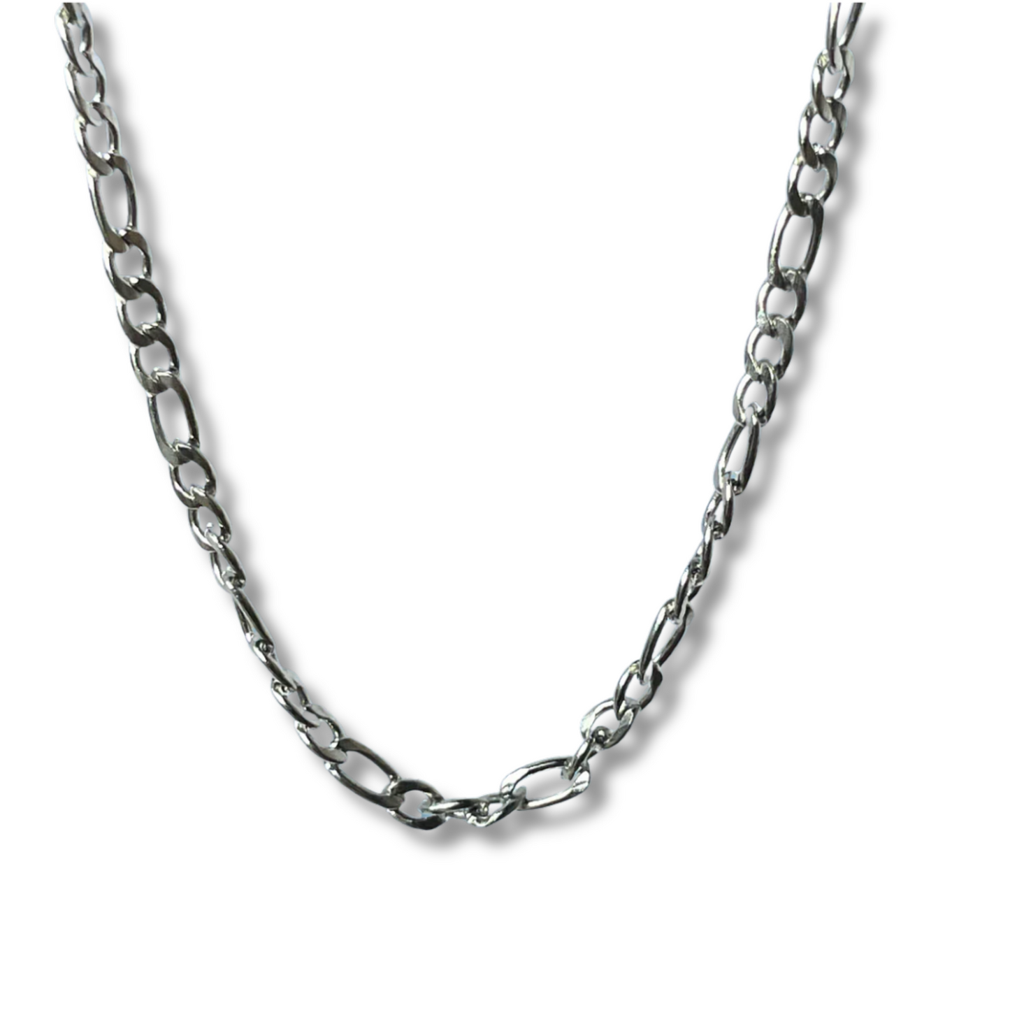 Collar Cadena Plateada 50mm Acero Inoxidable 2j8