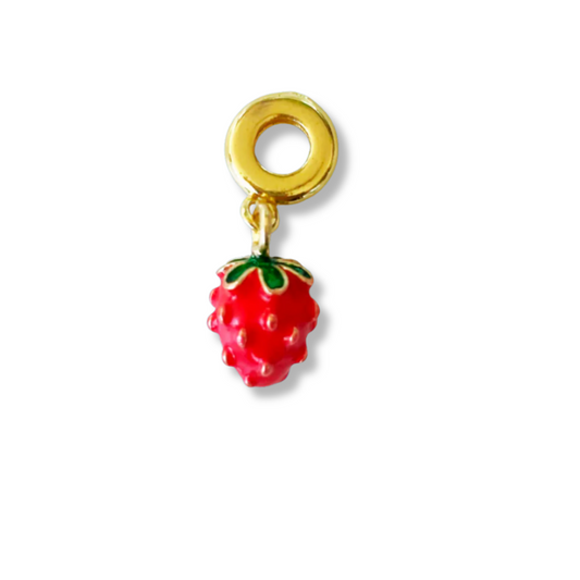 Dije de Fresa Chapa de Oro  3A2