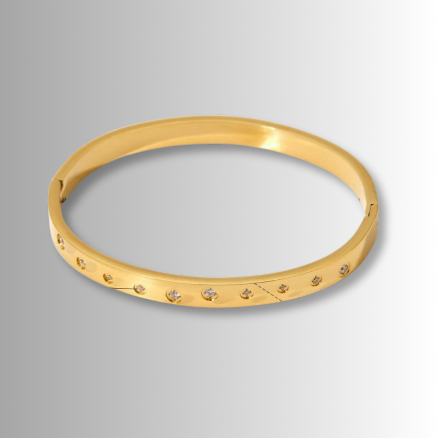 Pulsera Dorada Acero Inoxidable  2A4