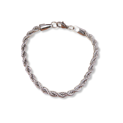 Pulsera Plateada Kroll Acero Inoxidable  1R7