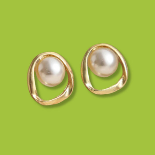 Aretes con Perla 1W2
