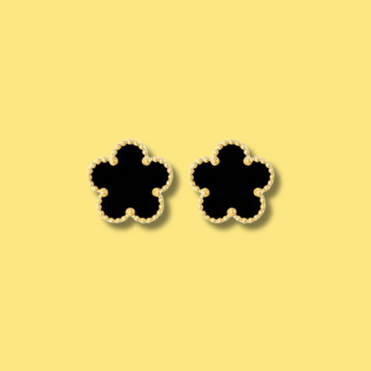 Aretes Trebol Acero Inoxidable  1P5