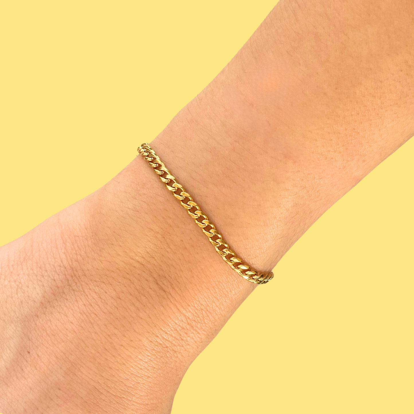 Pulsera Dorada Acero Inoxidable 3E1