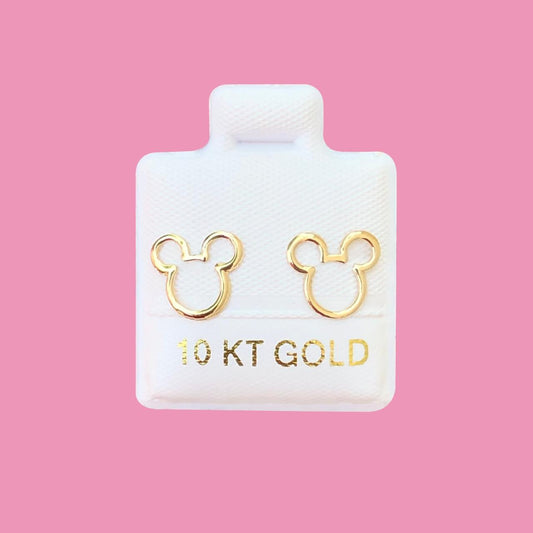 Broqueles Mickey Oro 10K Az332