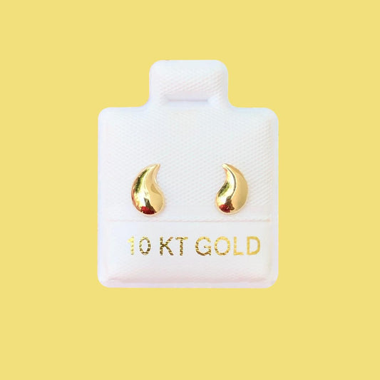 Broqueles Gota Chica Oro10K Az366