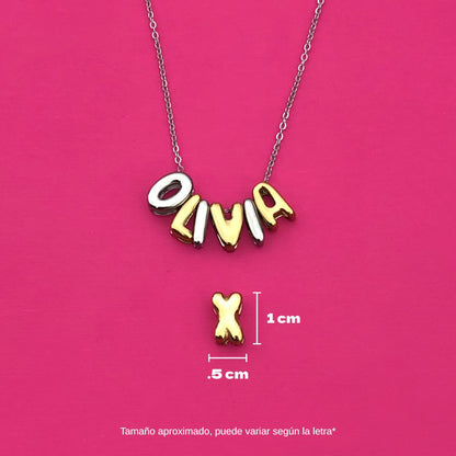 Personaliza Tu Collar Acero Inoxidable DORADO