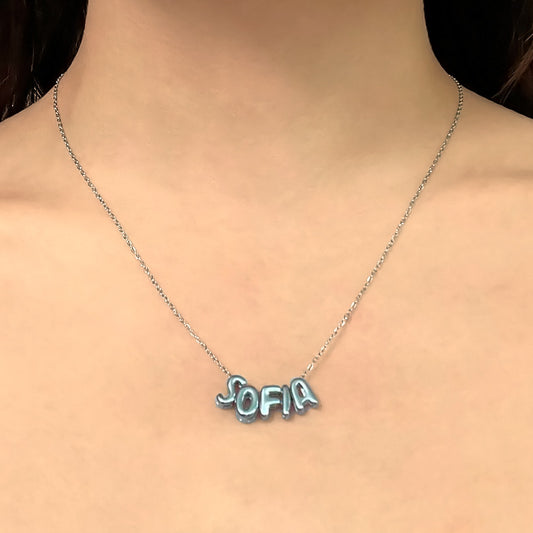 Personaliza Tu Collar Acero Inoxidable PLATEADO