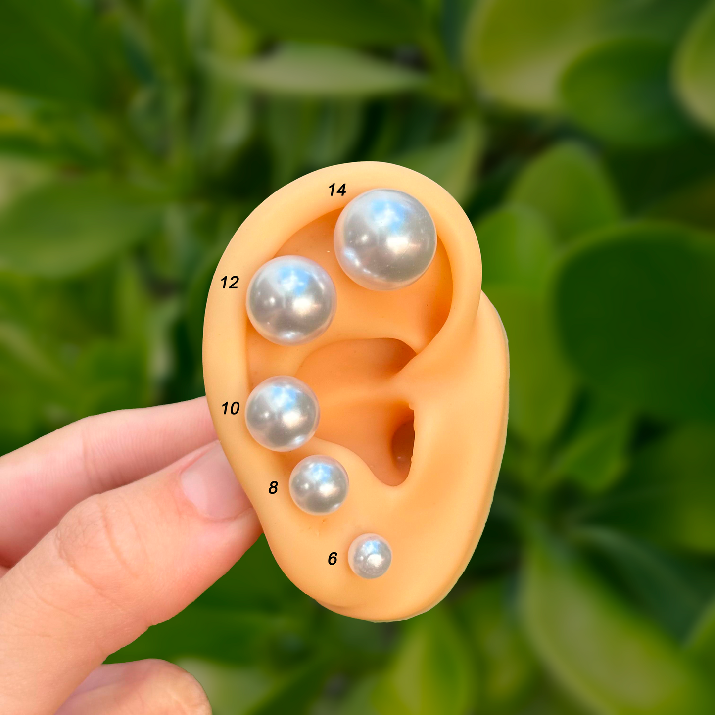 Aretes Perla Blanca