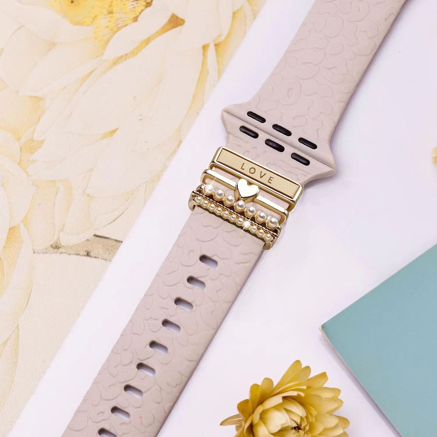 Barras Doradas Adorno para Extensible Apple Watch   4E14