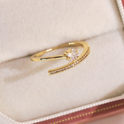 Anillo Estrella Fugaz Chapa de Oro 1u1