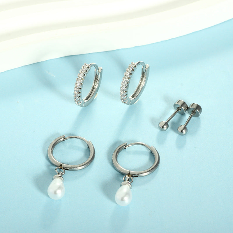 Set Plateado Acero Inox R25