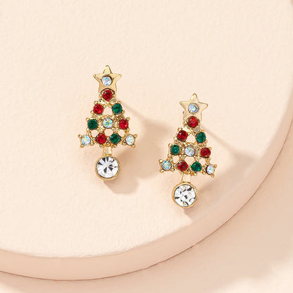 Aretes Arbolitos Dorados  3D1