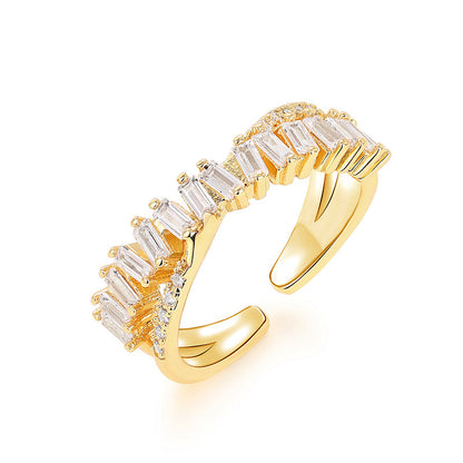 Anillo Dorado Ajustable Chapa de Oro 2N5