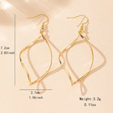 Aretes Dorados Largos R21