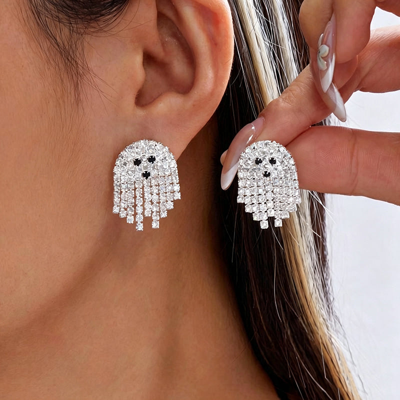 Aretes Fantasma Brillante