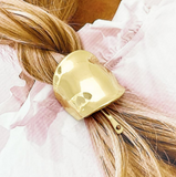 Broche Cabello Hair Cuffs Liga Dorado  R7