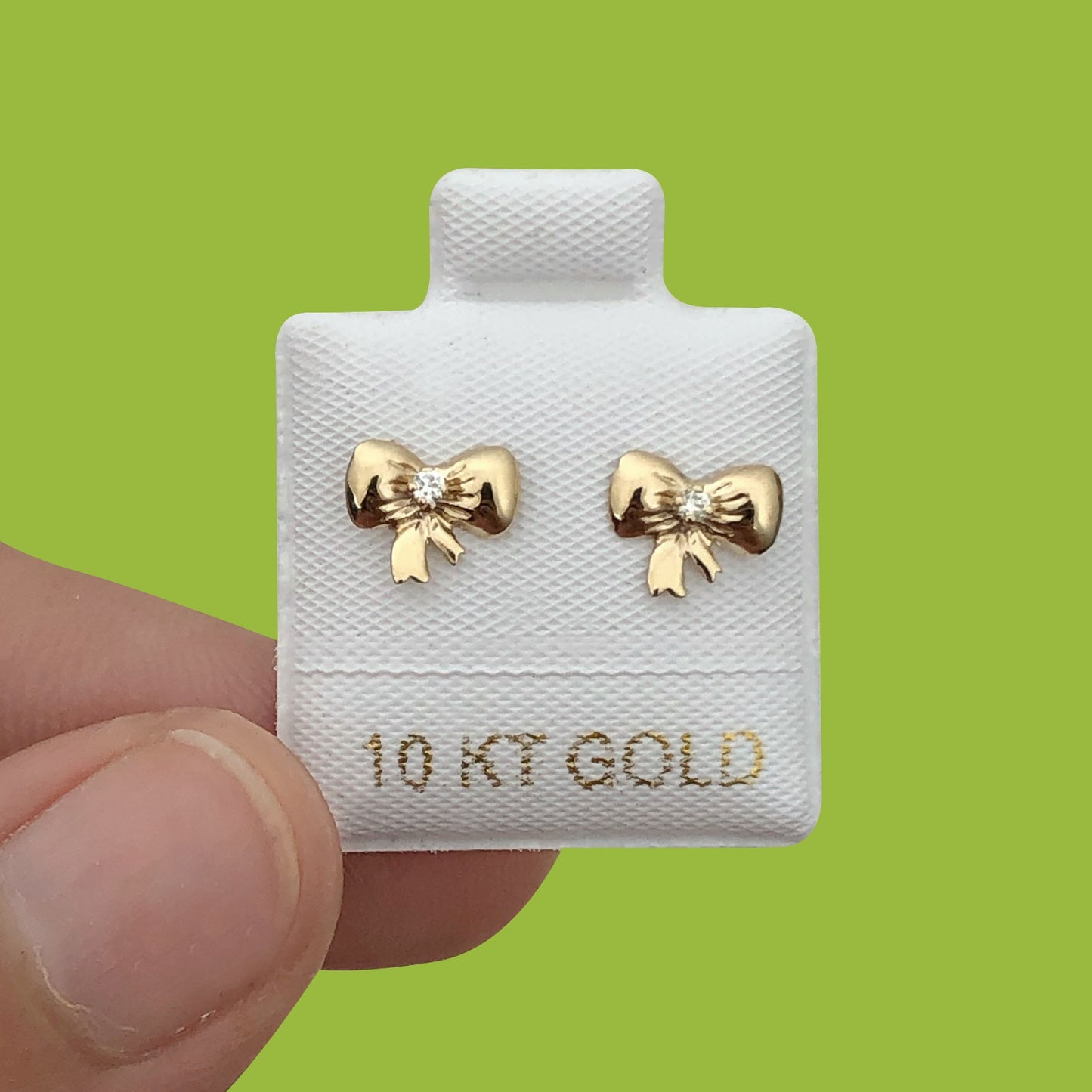 Broqueles Dorados MOÑO Oro10K   Az173