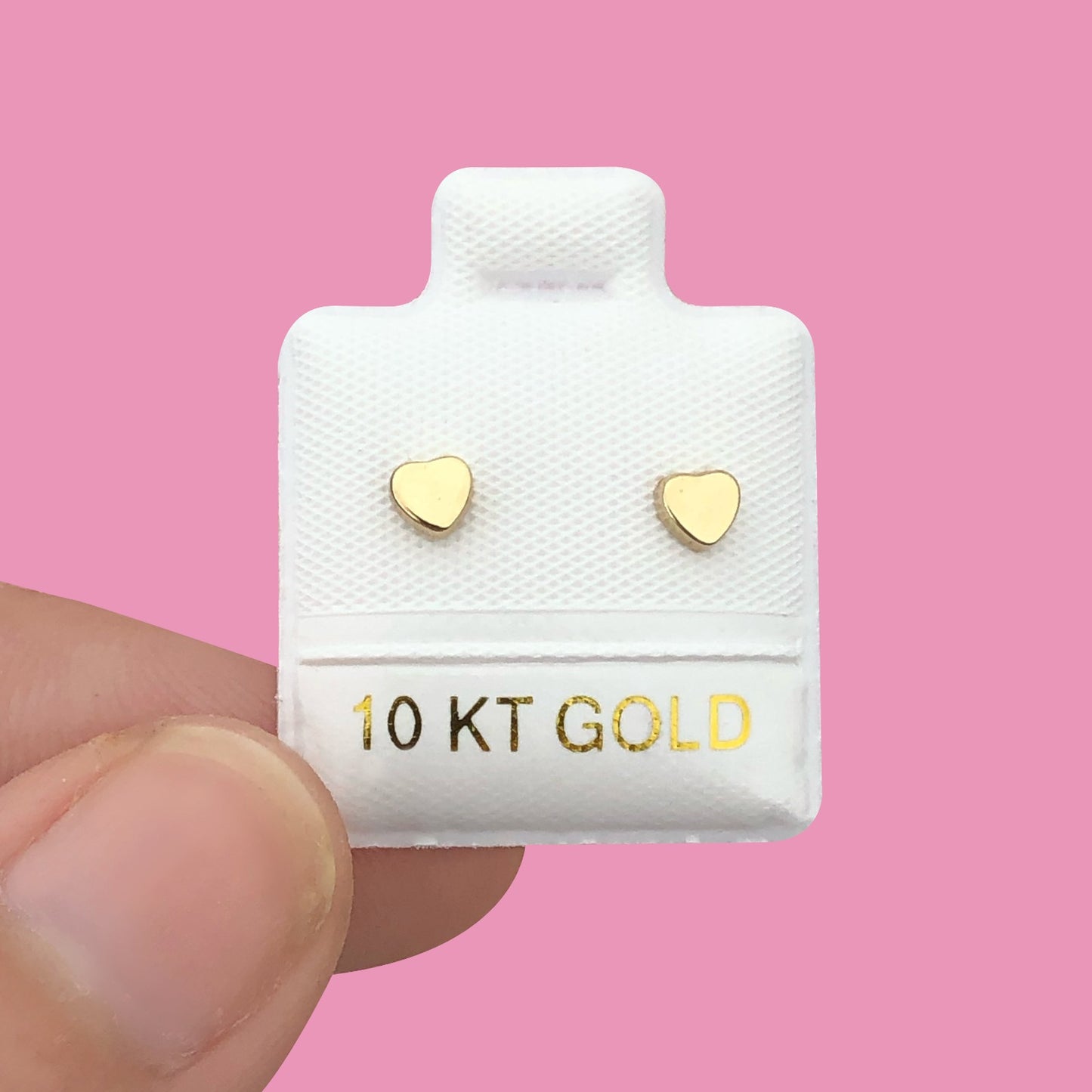 Broqueles Oro 10K Corazón R765