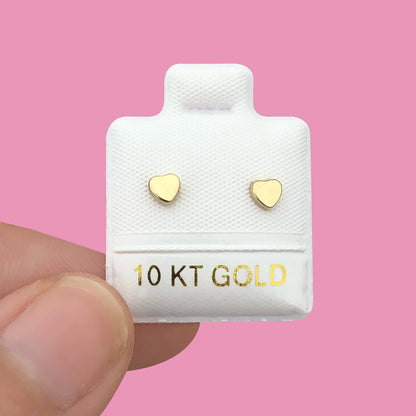 Broqueles Oro 10K Corazón R765