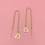 Aretes Corazon Colgante  2o6