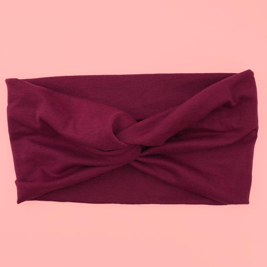 Diadema Tela Elastica Guinda 1AA8