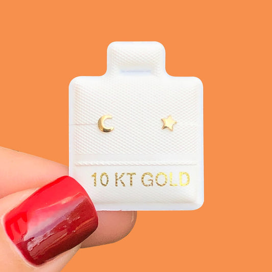 Broqueles Oro 10k Mini Eclipse R765