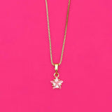 Collar Estrella Chapa de Oro AZ146
