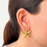 Aretes Estrella de Mar Acero Inoxidable 2A4