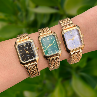 Reloj Dorado Black Classic  Li4