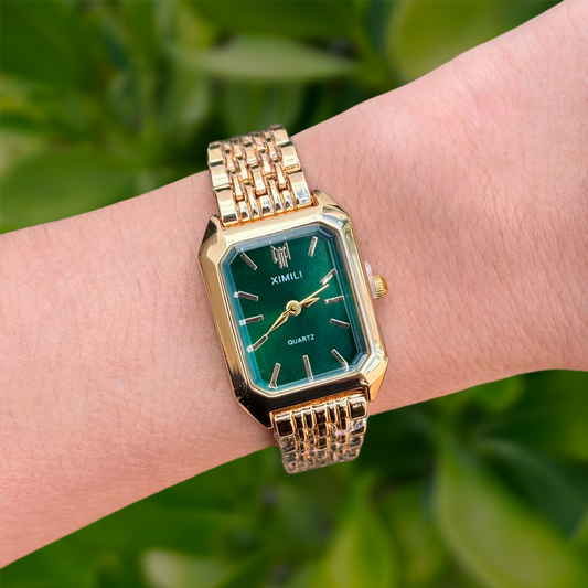 Reloj Dorado Esmeralda Classic  Li3
