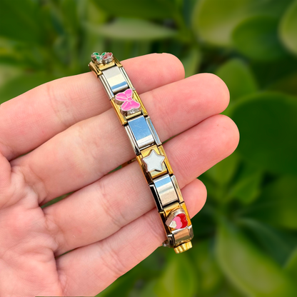 Reloj para Pulsera Italiana Oro-Plata  R33